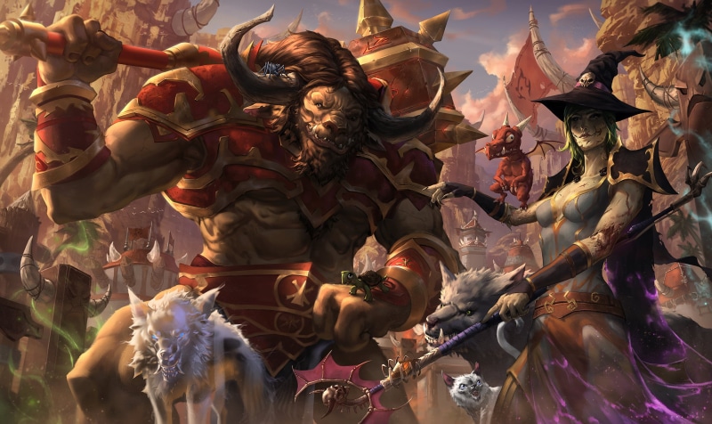 horde, 2K, undead, Taurens, World of Warcraft