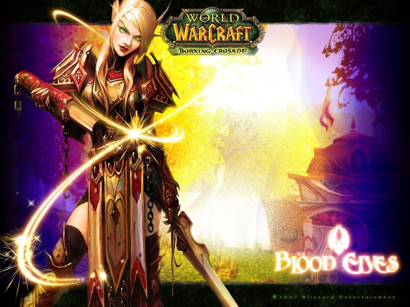 Games, crusade, burning, elf, paladin, Blood Elf, video, world of warcraft, art, 720P, world, hd, blood, warcraft, World of Warcraft: The Burning Crusade