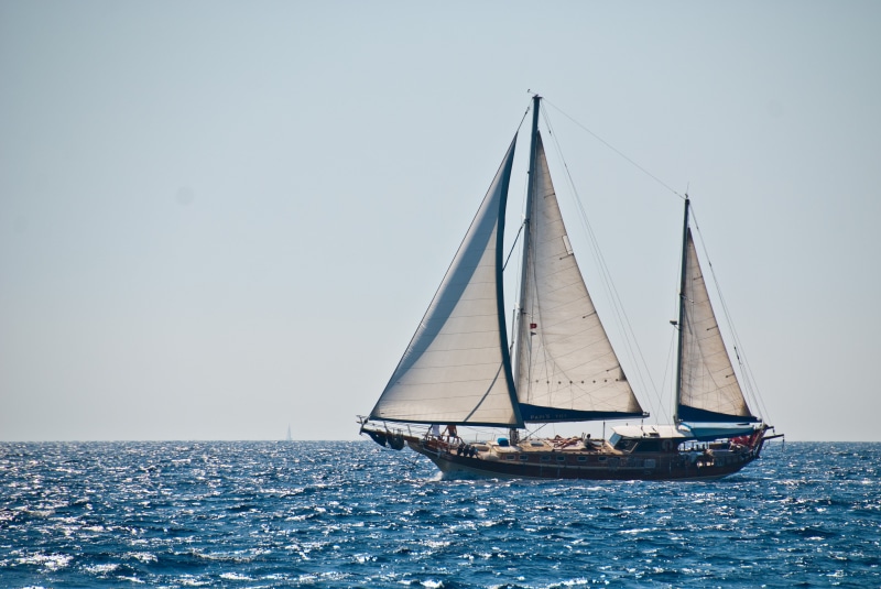 turkey, travel, vacations, Yacht, nautical Vessel, white, Bay, sailboat, yachting, 2K, sails, sport, water, brown, outdoors, sailing, sea, sail, transportation