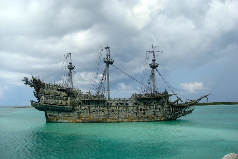 water, beauty in nature, scenics - nature, architecture, mode of transportation, obsolete, deterioration, sailing Ship, travel, shipwreck, gray, pirate