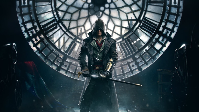 metal, built structure, standing, lifestyles, Assassins Creed Syndicate, women, 1080P, leisure activity, city, Assassins Creed, front view, game, holding