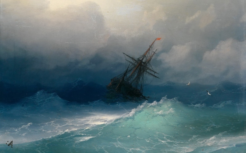 storm, 720P, ivan konstantinovich aivazovsky