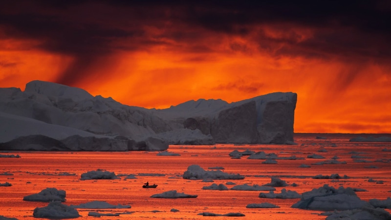 cold temperature, beauty in nature, no people, tranquility, non-urban scene, solid, sky, sea, sunset, tranquil scene, geology, white, ice, nature, iceberg