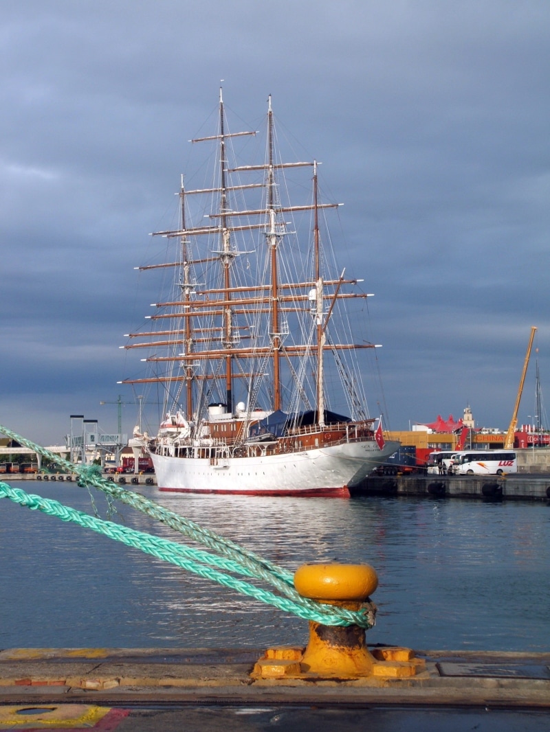nature, masts, nautical Vessel, barcelona, sailing, architecture, Barcelona, no people, travel, espagne, water, puerto, color Image, 1080P, españa, pole