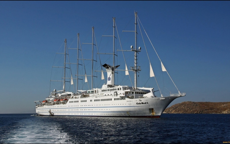 outdoors, day, nature, waterfront, nautical vessel, passenger craft, sailboat, transportation, yacht, sea, pole, blue, ship, white, 1080P, boat, brown