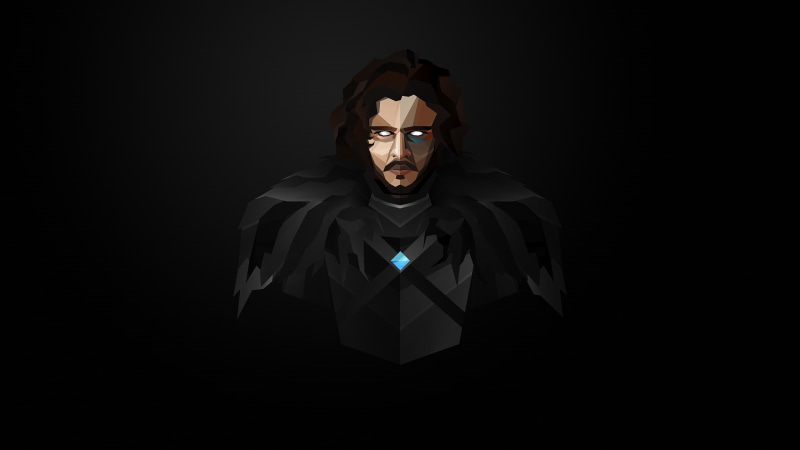 young men, Black, portrait, standing, indoors, light - natural phenomenon, Game of Thrones, males, illuminated, hood - clothing, Jon Snow, looking at camera