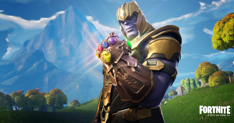 battle, fortnite, 4K, royale, thanos