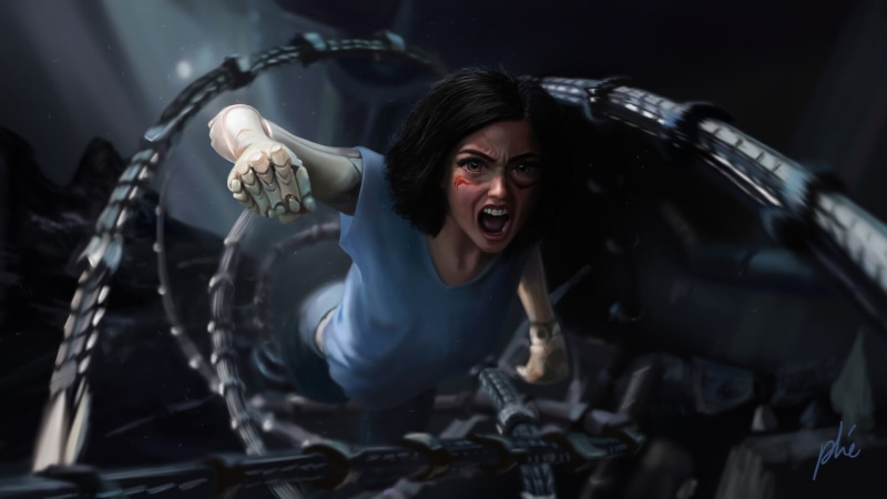 movies, 2019 (Year), Alita: Battle Angel, 1080P, science fiction