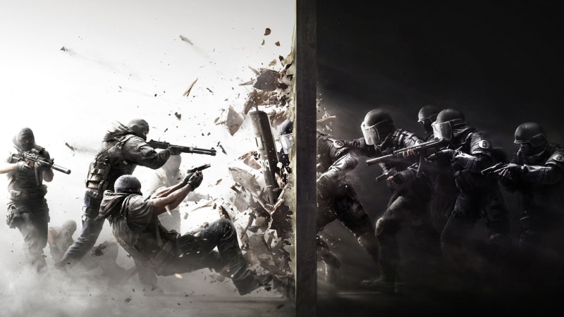 weapon, Rainbow Six: Siege, group of people, clothing, crowd, debris, people, competition, government, aggression, outdoors, gun, armed forces, event, fighting