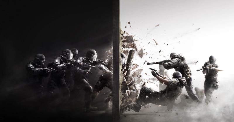 Shotgun, Wall, Special forces, Police, Game, Ubisoft, Multi-monitors, Breakthrough, Armor, Weapons, The game, Shield, Ammunition, 8K, Shooting, The bandits