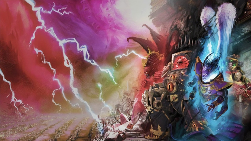 Perturabo, Angron, Horus Heresy, Slaves to Darkness, Warhammer 40 000, John French, Fulgrim, Horus Luperkal, traitors, 1080P, Lorgar, demon, primarch
