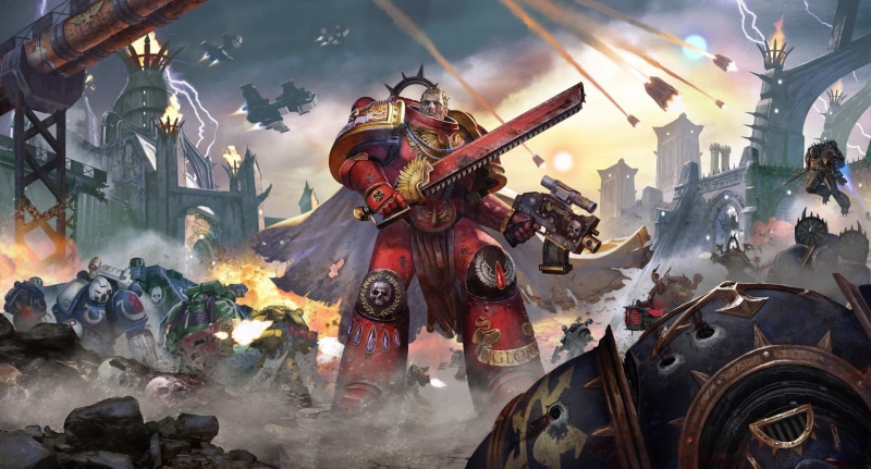 Warhammer, Weapon, 1080P, Armor, Warhammer 40K, Warrior, Battle, Space Marine