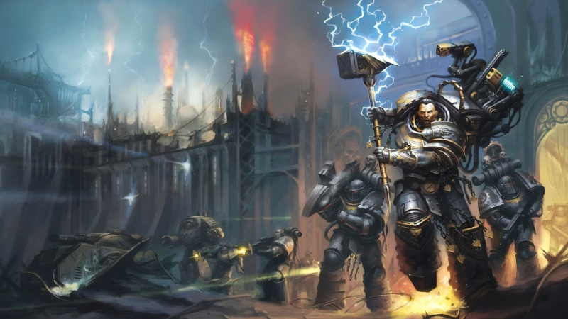 Warhammer 40K, Ferrus Manus, Battle, Warrior, 1080P, Warhammer, Space Marine