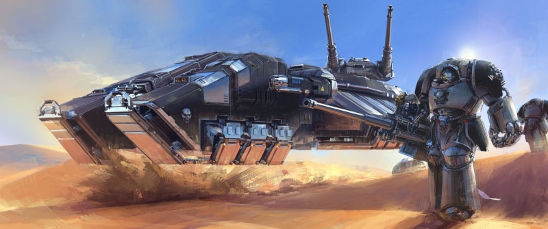 Futuristic, Warrior, Sand, Space Marine, Weapon, 1080P, Armor, Warhammer, Spaceship, Warhammer 40K