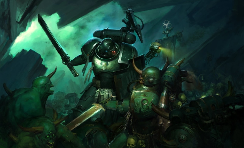 Warrior, Battle, Warhammer, 1080P, Sword, Warhammer 40K, Iron Hands, Armor