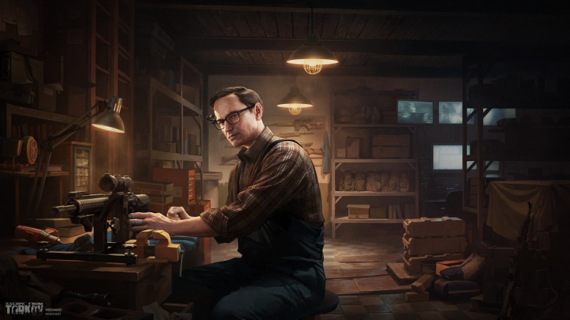 Ivan Vilmont, russia 2028, Dealer, r.2028, Mechanic, Escape from Tarceva, EFT, Escape from Tarkov, Weapons, 1080P