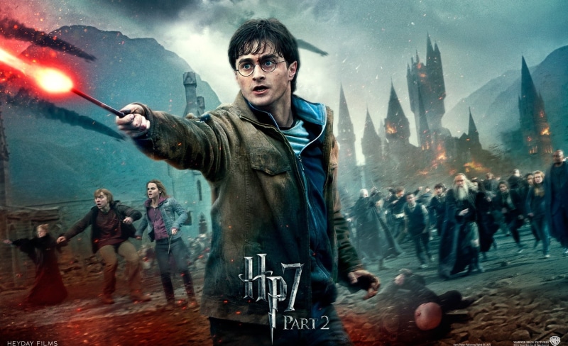 digital composite, event, harry potter and the deathly hallows ending, gesturing, waist up, deathly, holding, young adult, smoke - physical structure, 1080P