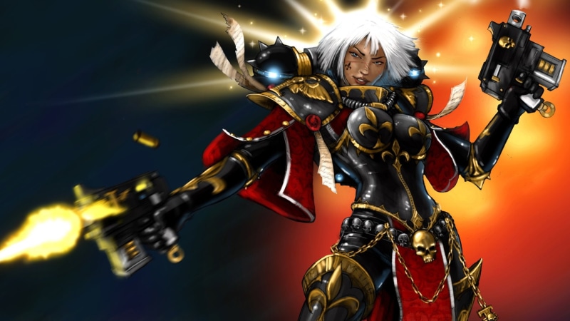 Sisters of battle, Warhammer, Warrior, Sci Fi, 1080P, Adepta Sororitas, Fantasy