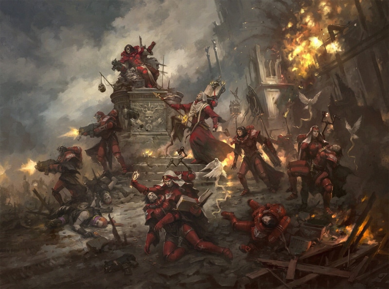 Games Workshop, 720P, Warhammer 40,000, Adepta Sororitas
