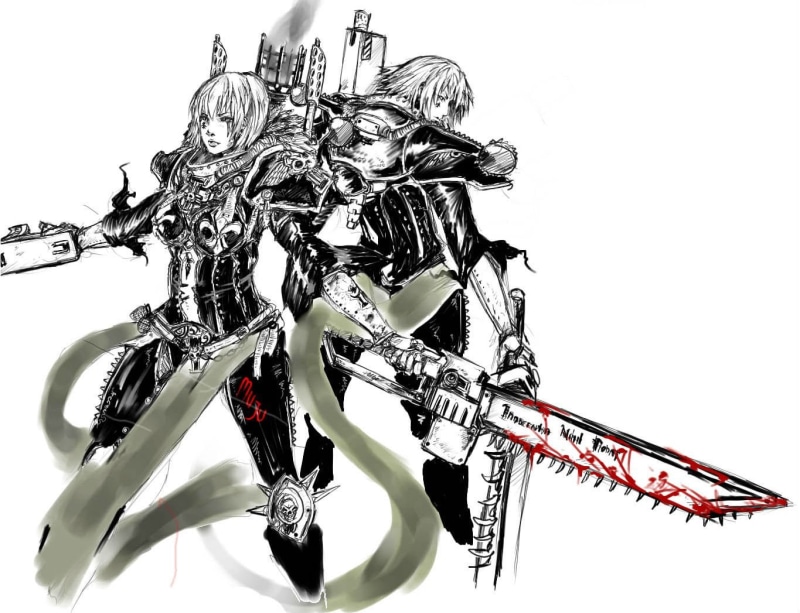 720P, Sisters of battle, Adepta Sororitas, Warhammer