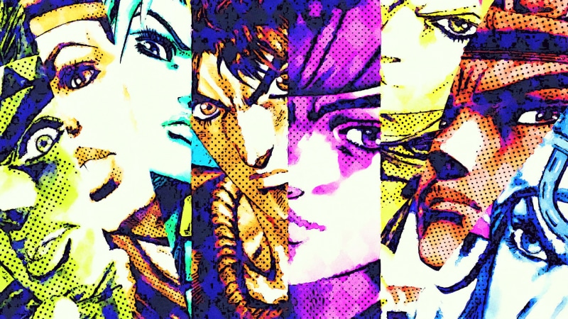 Johnny Joestar, Jolyne Cujoh, Jojos Bizarre Adventure, Jotaro Kujo, Anime, Josuke Higashikata, Giorno Giovanna, 1080P, Joseph Joestar, Jonathan Joestar