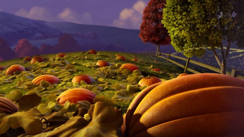 patch, mobile, 1080P, autumn, halloween, pumpkin, wide