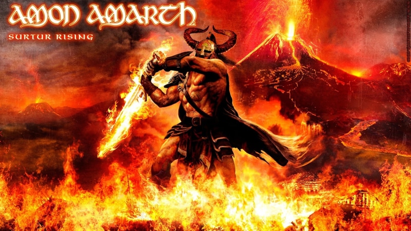 Vikings, night, battle, Amon Amarth, melodic death metal, no people, motion, fire, 1080P, flame, digital art, death metal, fire - natural phenomenon, heat - temperature