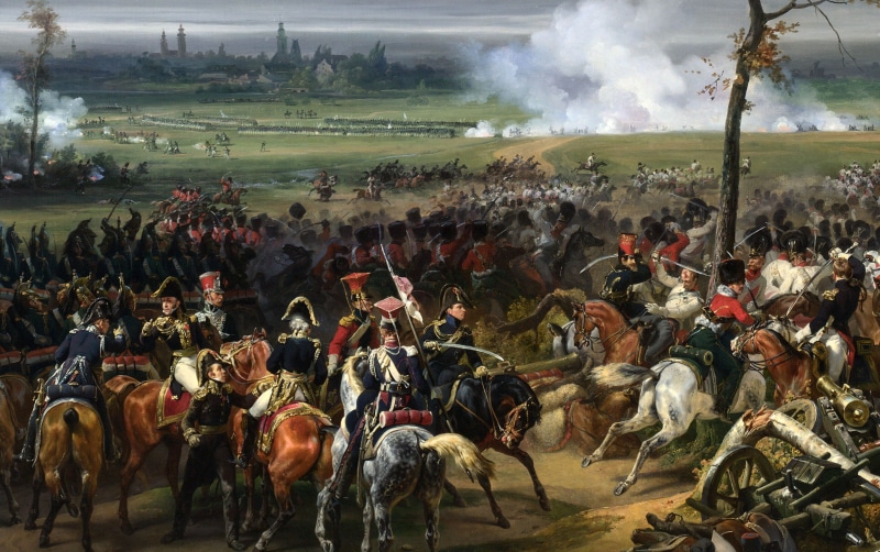 public domain, Battle of Hanau, battle, troops, pets, adult, togetherness, cavalry, napoleonic, day, real people, infantry, mammal, Napoleonic Wars, crowd