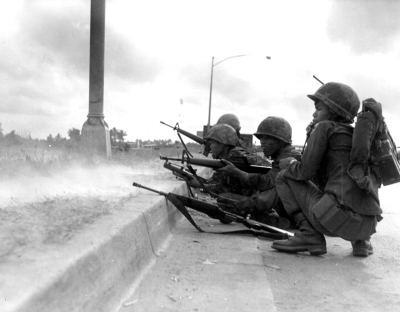 black And White, arvn, day, rangers, concepts And Ideas, war, government, ARVN Rangers, lifestyles, people, battle, public domain, 1080P, men, transportation