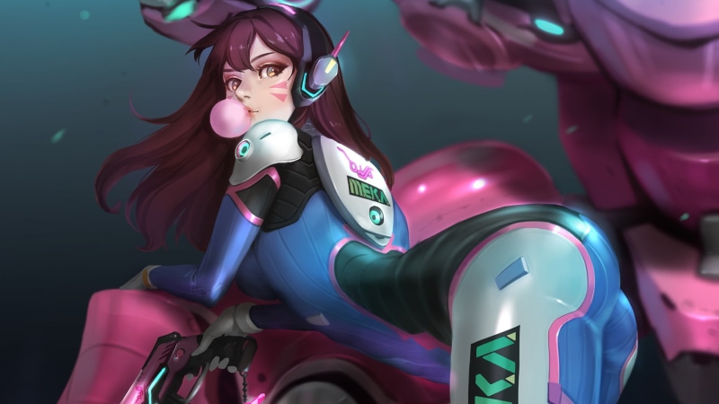 Overwatch, Overwatch Anniversary, 1080P, D.Va (Overwatch)