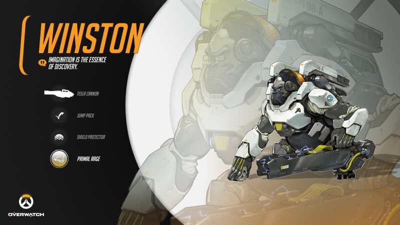 games, entertainment, 1080P, blizzard, blizzard entertainment, winston, video, video games, overwatch
