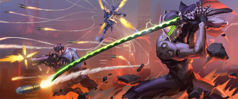 Blizzard Entertainment, Genji (Overwatch), 4K, Overwatch