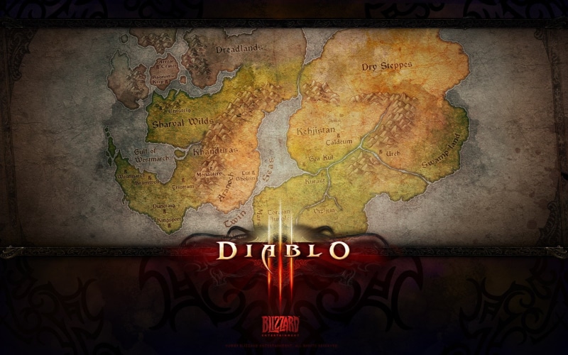 entertainment, sanctuary, 1080P, iii, blizzard, diablo, maps