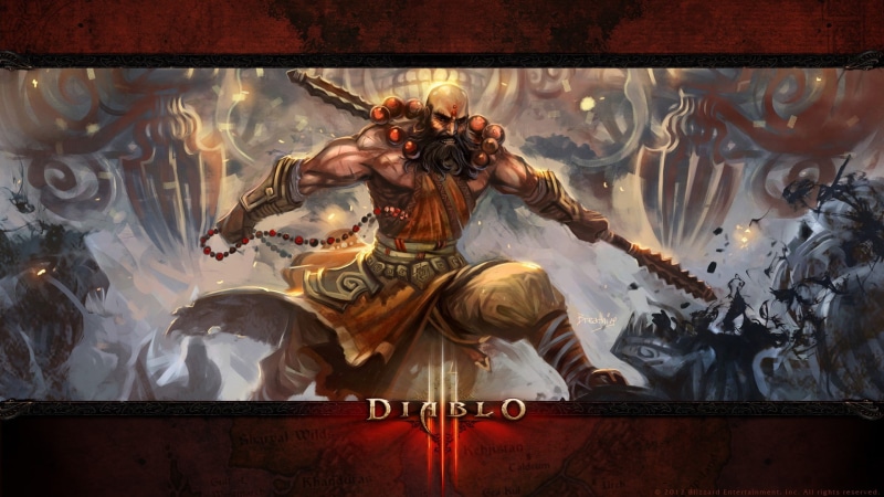 statue, indoors, 1080P, craft, built structure, architecture, art and craft, human representation, male likeness, no people, Diablo III, spirituality