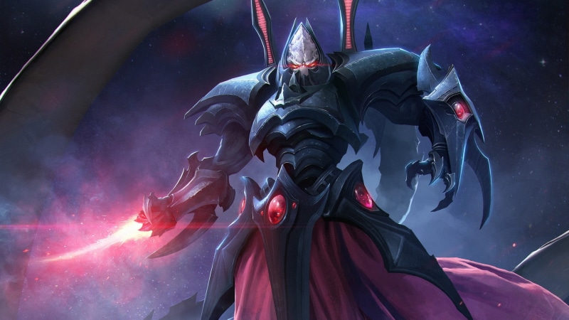 motion, celebration, sculpture, StarCraft, night, video games, nature, aggression, Alarak (Starcraft), 1080P, smoke - physical structure, statue, science fiction