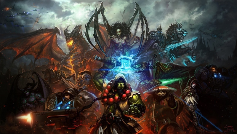1080P, World of Warcraft, video games, heroes of the storm, Warcraft, Thrall, elves, zeratul, Sarah Kerrigan, StarCraft
