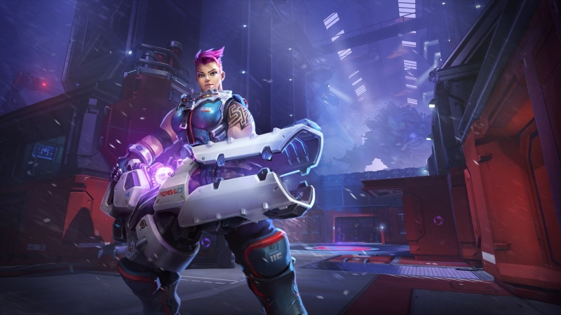 storm, 1080P, technology, occupation, night, illuminated, two people, clothing, young adult, zarya, arts culture and entertainment, men, Overwatch, Zarya (Overwatch)
