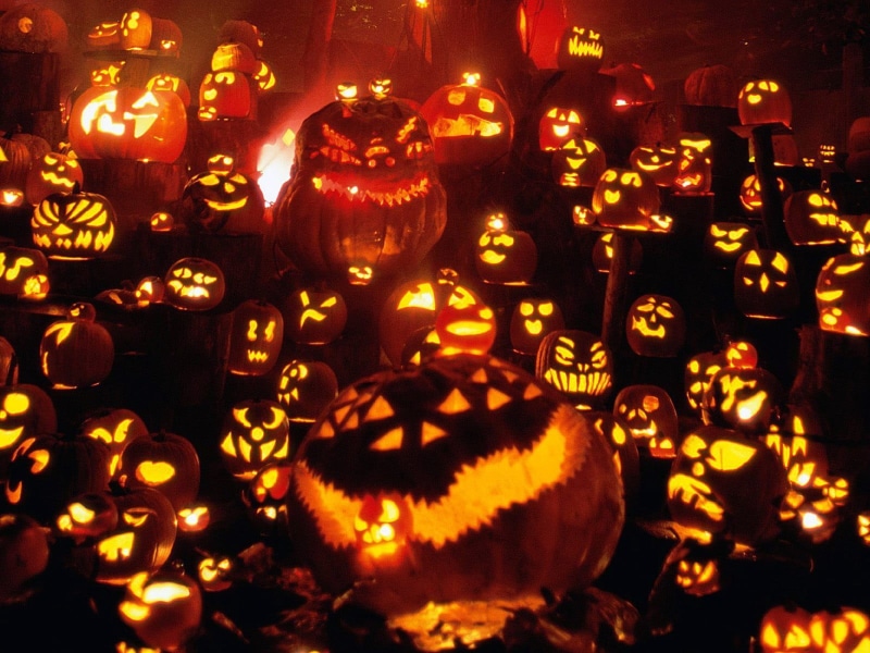 anthropomorphic, lantern, face, o, anthropomorphic face, festival, jack, glowing, 720P, pumpkin, electric lamp, art and craft, representation