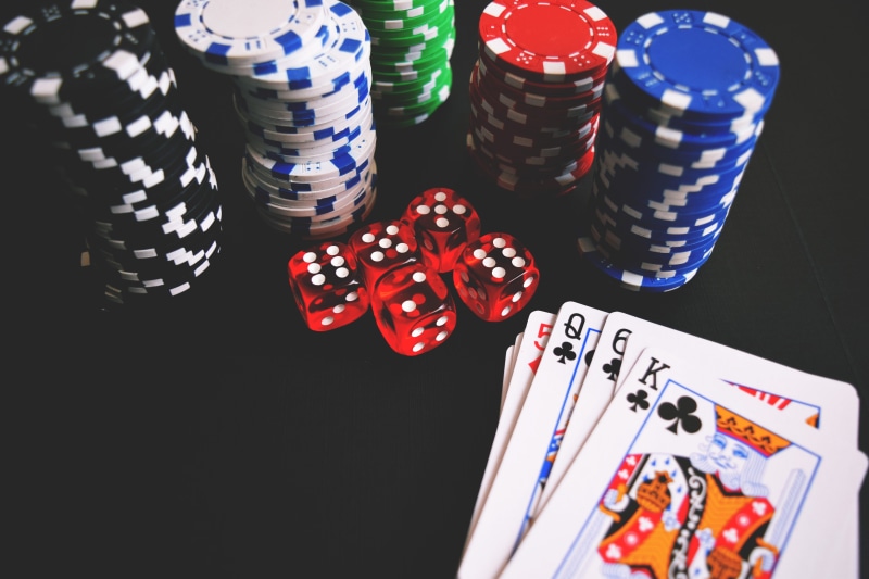red, leisure Games, still life, playing Cards, luck, poker - Card Game, business, ace, stack, high angle view, various, multi colored, game of chance, no people