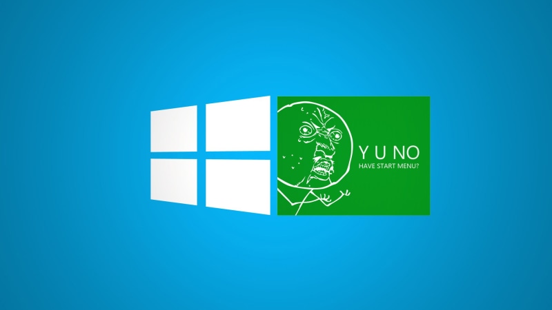 yuno, funny, menu, green, start, brand and logo, windows, 1080P, meme