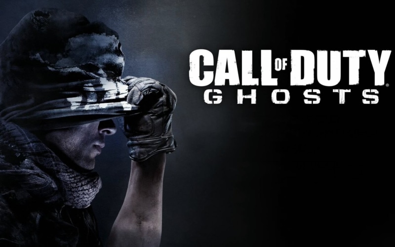 Call of Duty, 720P, one person, ghost, western script, men, clothing, standing, sign, military, text, real people, smoke - physical structure, headwear
