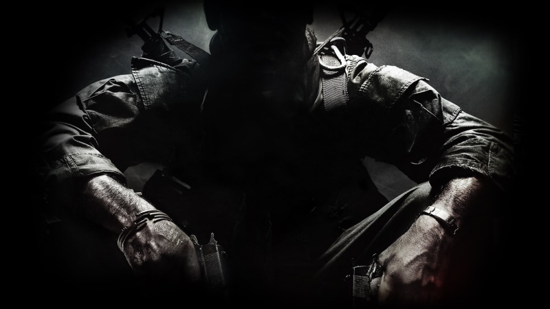 close-up, digital, Call of Duty, holding, indoors, uniform, front view, adult, mw, call, one person, security, Call of Duty: Black Ops, mask