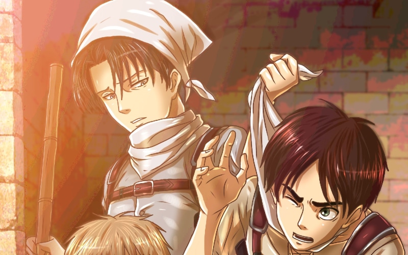 Shingeki No Kyojin, 1080P, Eren Yeager, Attack On Titan, Levi Ackerman, Anime