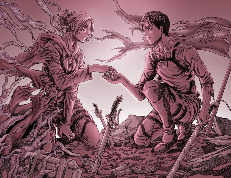 motion, adult, representation, performance, young adult, creativity, sky, low angle view, clothing, real people, 1080P, Shingeki No Kyojin, arts culture and entertainment