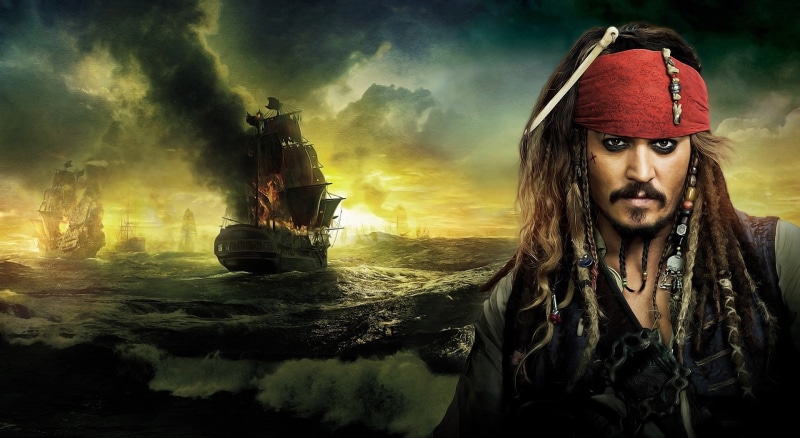 front view, mode of transportation, depp, Pirates Of The Caribbean, johnny, sea, Movies, pirates of the caribbean on stranger tides, sparrow, on stranger tides