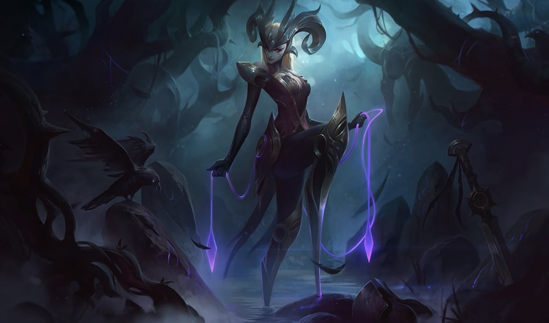 fantasy girl, dark, Summoners Rift, 1080P, video games, League of Legends, Camille (League of Legends), women