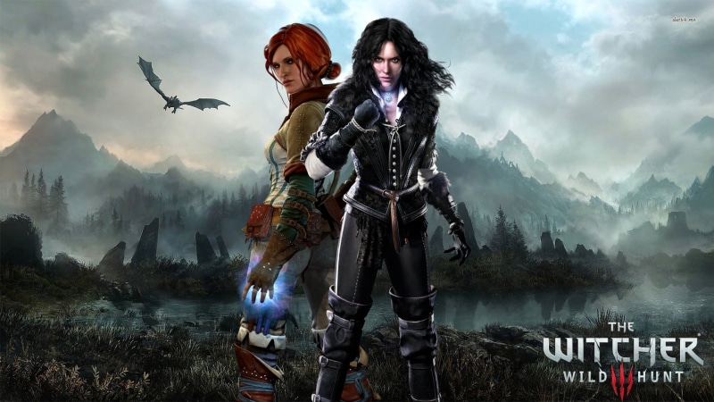 fog, smoke - physical structure, Yennefer, 1080P, animal wildlife, weapon, people, outdoors, spirituality, sky, religion, digital composite, The Witcher 3: Wild Hunt