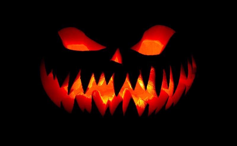 Scary, black color, anthropomorphic face, happy, jack, illustration, black background, Background, face, Night, jackolantern, decorations, Orange, carving