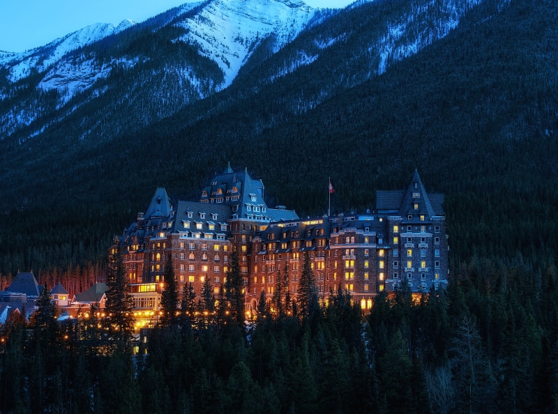 travel destinations, Holidays, architecture, built structure, banffnationalpark, Halloween, fairmont, Winter, scenics - nature, albertacanada, brown, tourism
