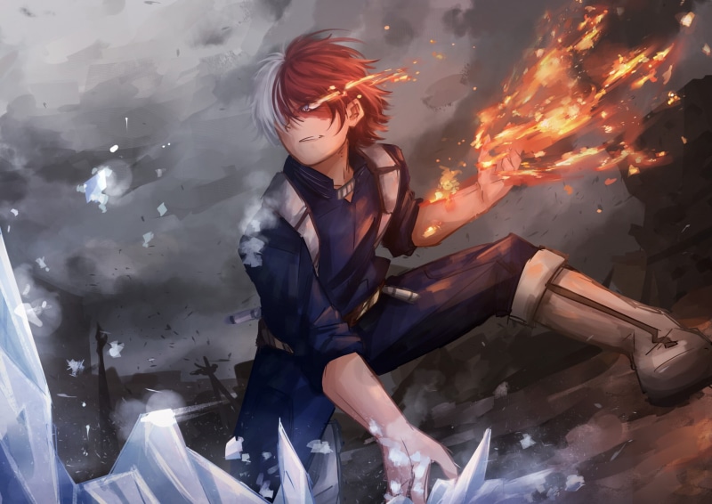 Anime, My Hero Academia, Shoto Todoroki, 1080P